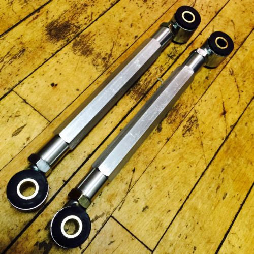 Silver Project Rear Control Arm Camber Kit For Mercedes W124 W201 W202 – Polyurethane Bushes (75ShA) Adjustable +/-2°