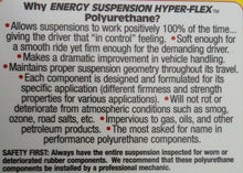 Energy Suspension Formula 5 Prelube Polyurethane 0.5 Oz Single Tube